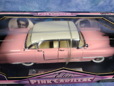 MRC Elvis' 1955 Pink Cadillac Mint in Box 1/18 Scale | eBay