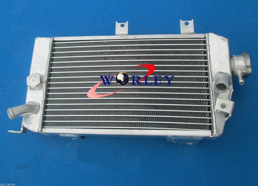 Radiador de aluminio para Kawasaki KLR650 2008-2014 2009 2010 2011 08 09 10 11 12 13 Foto 3 de 4