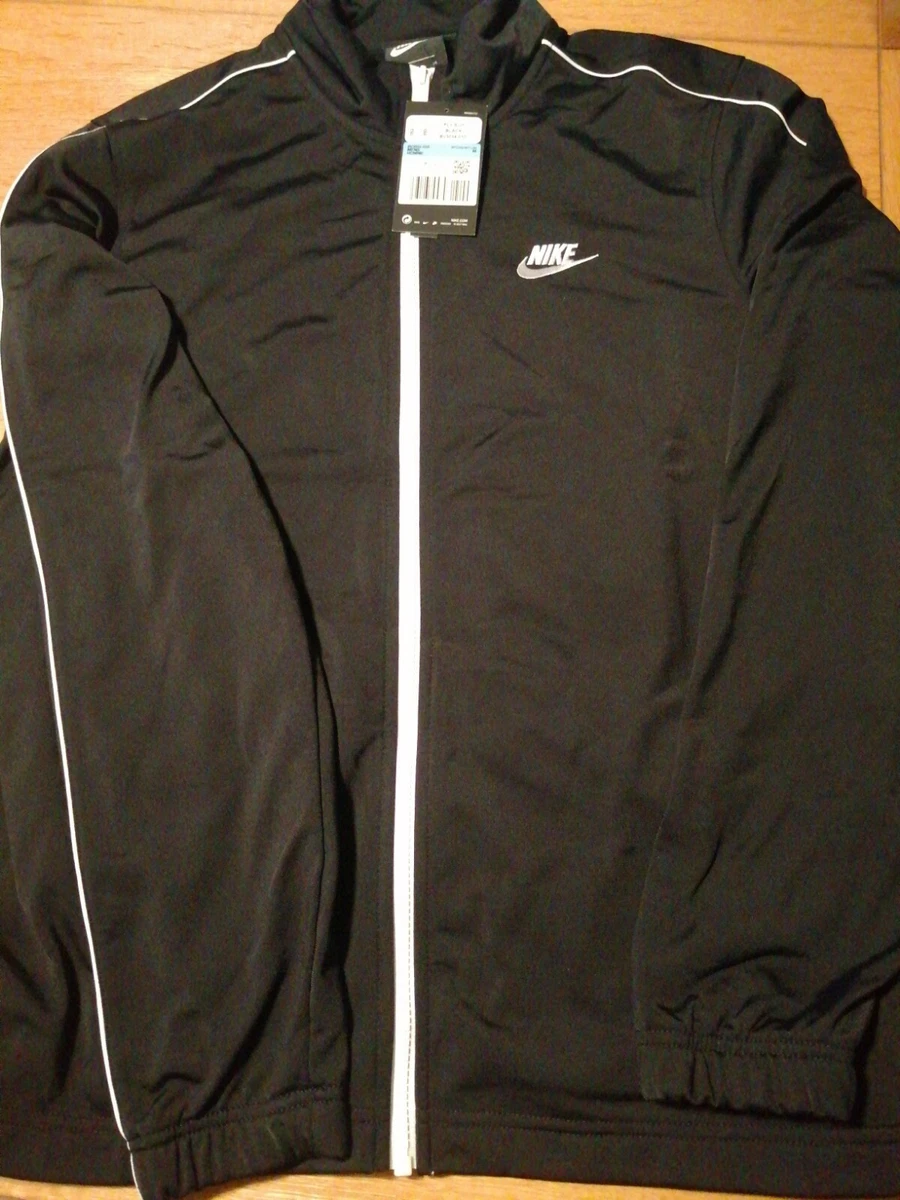 Nike black deals track top