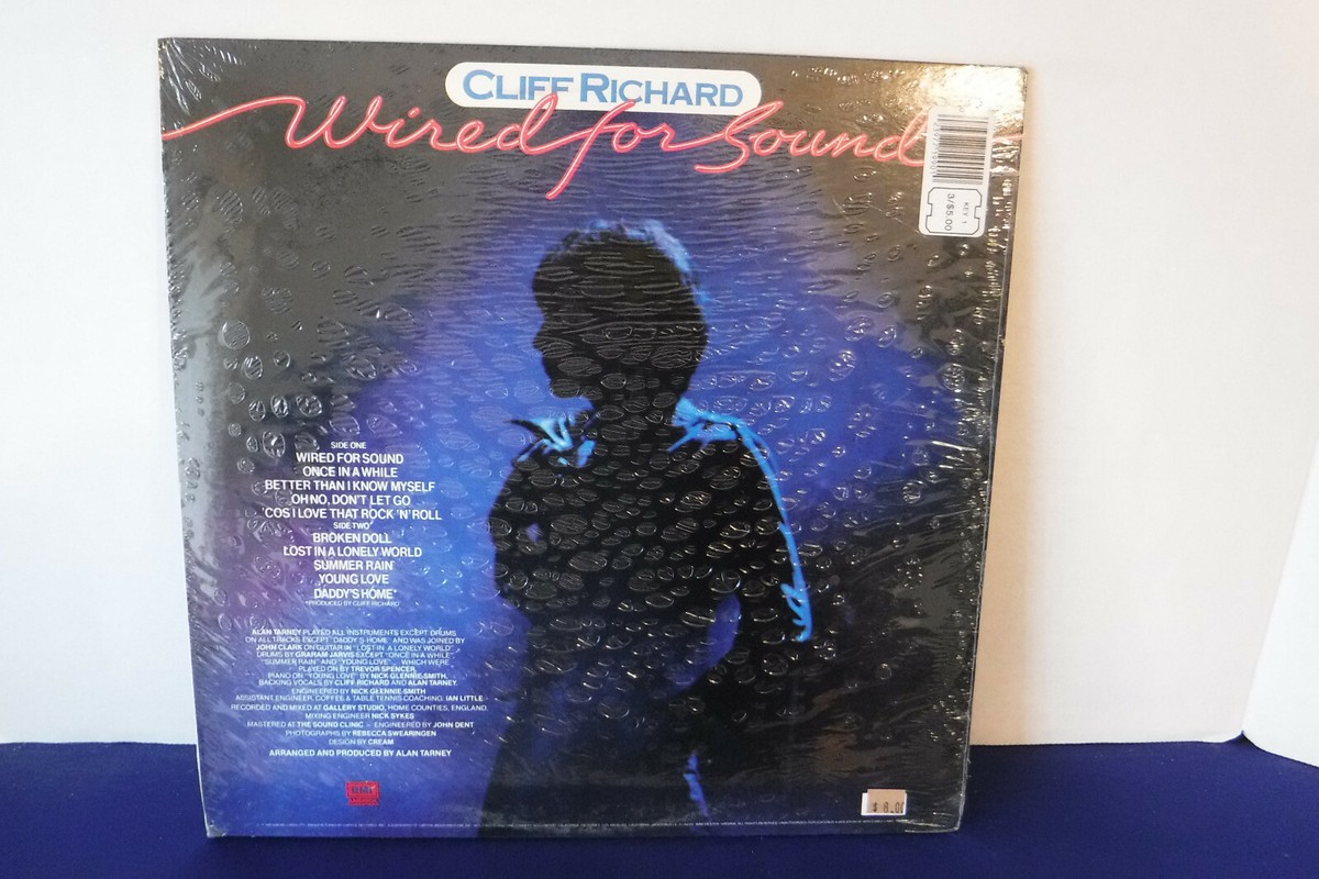 Cliff Richard, Wired For Sound, EMI America SW 17059,1981 SEALED