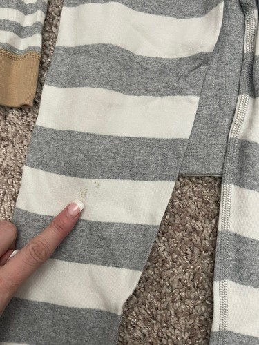 Hanna Andersson Pajamas Size 110 5 Long Johns Stripes Dog Bear Peru - Picture 5 of 7
