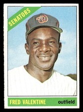 1966 Topps #351 Fred Valentine VG/EX