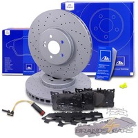 ATE Bremsscheiben Ø360 +BelÄGe Vorne FÜR Mercedes C-KLASSE W205 E-KLASSE W213