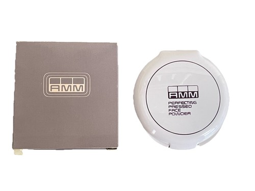 Vintage Avon AMM Perfecting Foundation Pressed Face Powder Compact Translucent