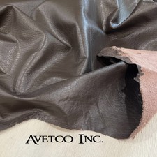 Dark Brown Buffalo Leather Full Hide Medium Soft Upholstery Craft 1.2mm 2/3 oz.