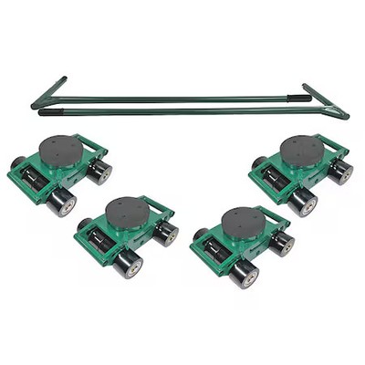 Hilman Rollers Rs-Bsp-48P Bull Dolly Kit, 6 3/4 In L Deck