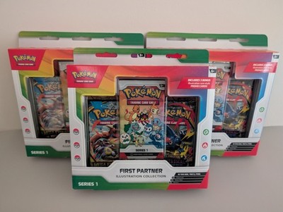 Pokémon TCG First Partner Illustration Collection Series 1 | Factory Sealed  
