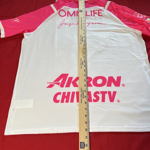 Chivas de Guadalajara Puma Mexico Authentic Player Version Pink Jersey Size XXL - Picture 13 of 16
