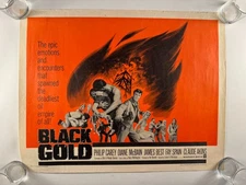 Black Gold 1962 Vintage Half Sheet Movie Poster Leslie H. Martinson 28x22