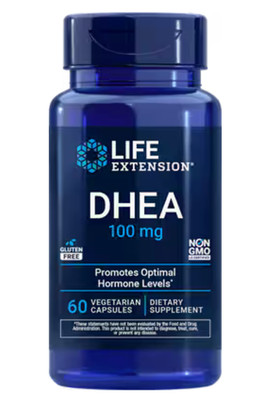 Life Extension DHEA 100mg Vegetarian Capsules - 60 Count