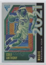 2020-21 Panini Flux Freshman Year Silver Prizm Cole Anthony #12 0yu9