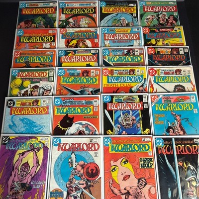 Warlord #38-47 56-69   24 issues    Bronze Age DC Comics Lot