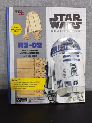 Star Wars R2D2 - Incredi Builds - 3D Holz Model mit Buch Disney