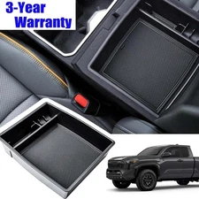 For Toyota Tacoma 2024 2025 Center Console Armrest Storage Tray Organizer Box