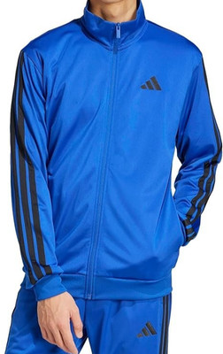 Adidas Mens Essentials Warm-up 3-Stripes Track Top, Team Royal Blue, Large Tall