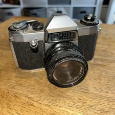 Praktica Pl Nova 1 Vintage Camera & 1.8/50 Lens Untested 