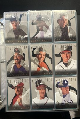 1993 Studio Silhouettes - Complete Set 1-10:  Thomas, Bonds, Piazza RC, Ryan