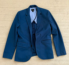 Crewcuts Thompson Boys Blue Suit 2 Piece Blazer Jacket Size 12 Pants Size 10