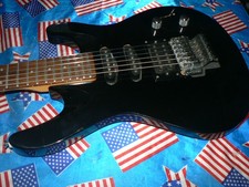 Stunning Late 80s Classic Washburn Kc40v In Black, Over 35 Years Old Rare !