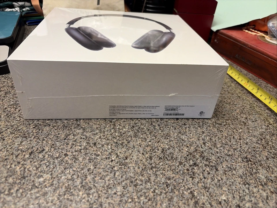 Auriculares inalámbricos sobre la oreja Apple AirPods Max - Gris espacial - Nuevos con envoltura retráctil Foto 3 de 3