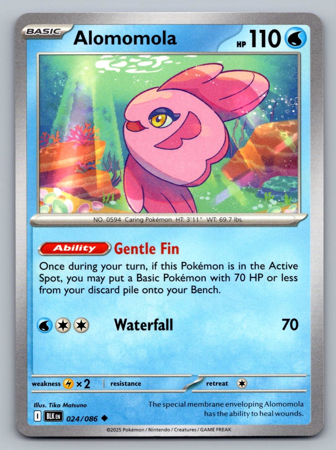 Pokemon TCG SV: Black Bolt Alomomola 024/086