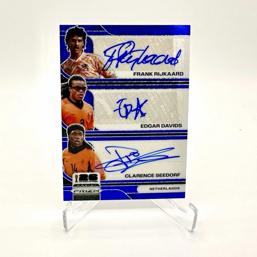 トレーディングカード Frank Rijkaard / Edgar Davids / Clarence