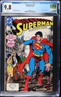 Superman (1987) #10 CGC NM/M 9.8 White Pages 🔥HIGHEST GRADE🔥TOP DC Comics