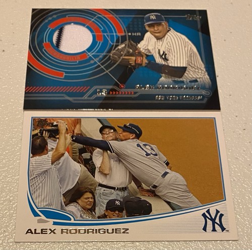 2014 Topps #213 Alex Rodriguez Photo Variation SP & Game Used Patch Card Mint-NM