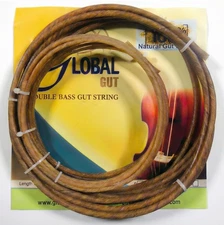 GlobalGut 3/4 Upright Double Bass Gut Strings: EADG (180cm), Handmade