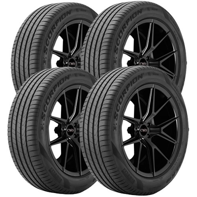 #ad QTY 4 235 55R19 Pirelli Scorpion 101T SL Black Wall Tires $584.96