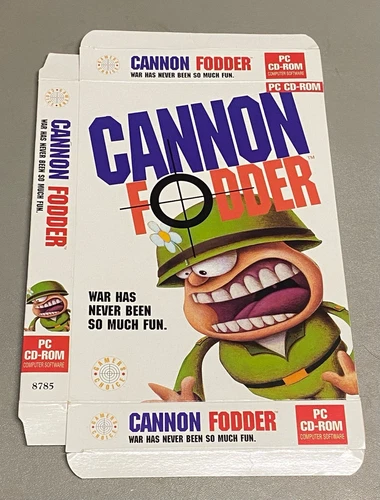 Cannon Fodder Windows 95 PC Game Expert 1996 Gamers Choice with box RARE