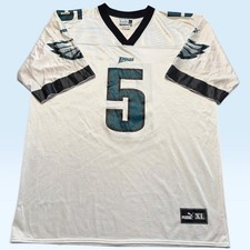 Vintage Philadelphia Eagles Jersey Mens XL White NFL Football McNabb 5 Puma 90s