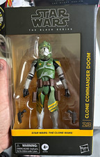 Hasbro Star Wars Black Series Clone Commander Doom 23 Clone Wars Figure 2025