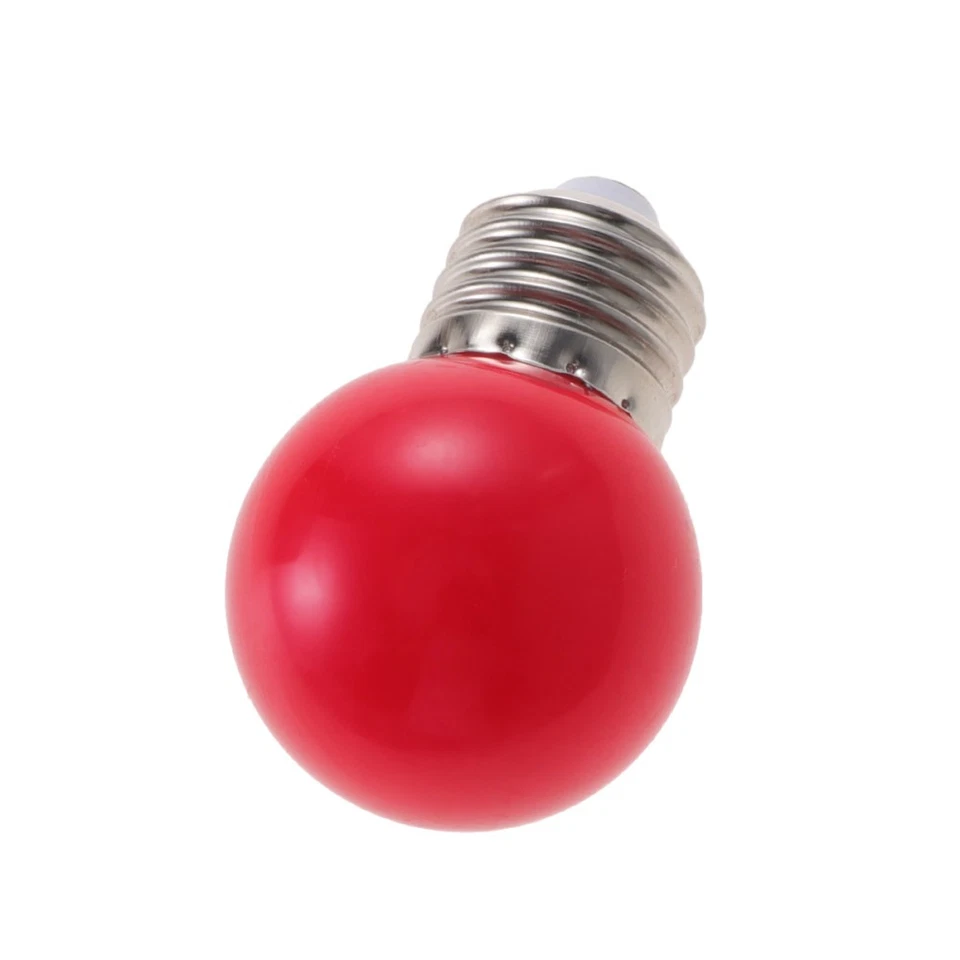 1PC LED Color Light Bulb Colorful Outdoor Waterproof Lamp E27 Screw Small Bulb - Image 2 of 4