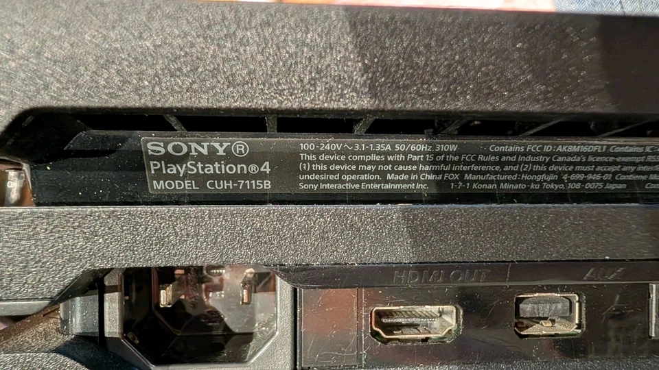 Sony PlayStation 4 Pro 1 To Console 9.0.0 - Noire - Photo 4/4