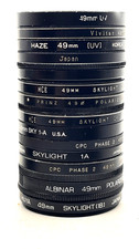 Camera Lens Filter lot of 14 49