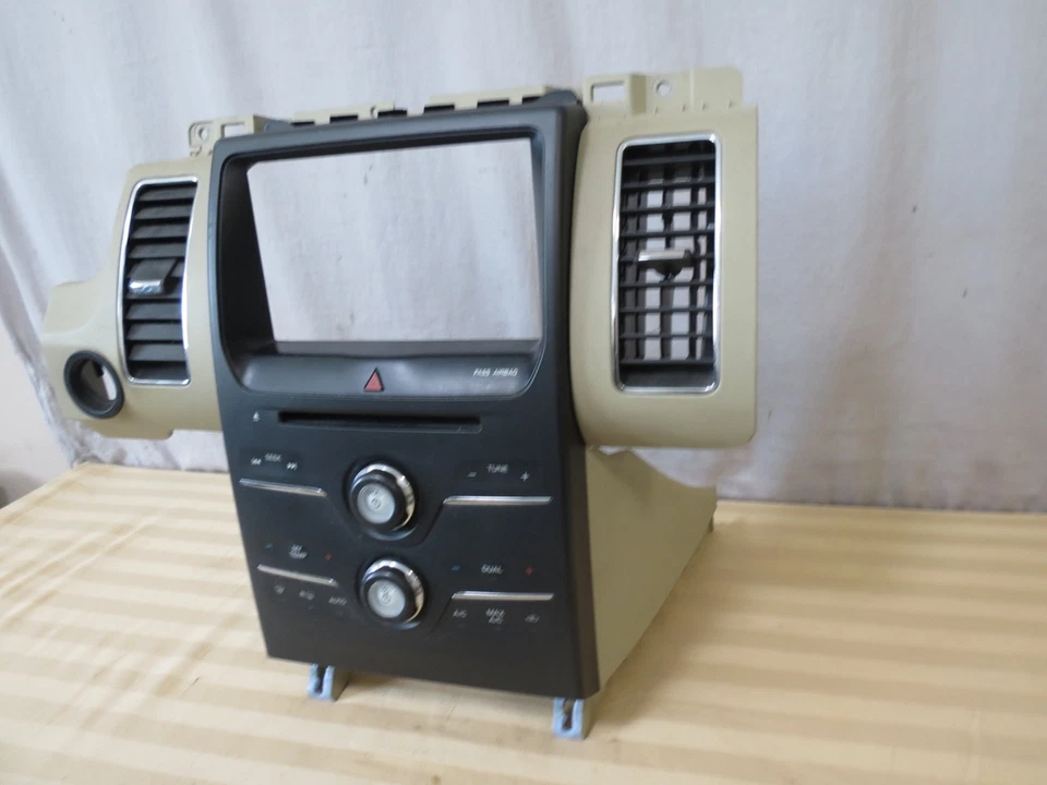 13 2013 Ford Flex Media Equipment Climate Radio Panel Screen DA8T-18A802-BL - Image 2 of 4