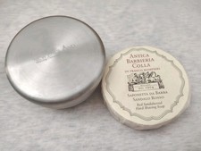 NEW Antica Barbieria Colla Red Sandalwood Hard Shaving Soap w/ FREE Shaving Bowl