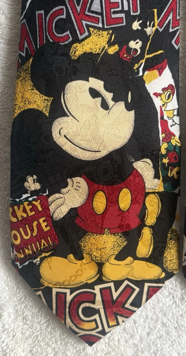 Mickey Mouse Unisex Neck Ties (2) - In Excellent Condition-For The Collector