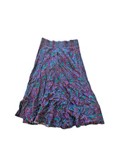 Vintage Paisley Multicolor Maxi Skirt Size M