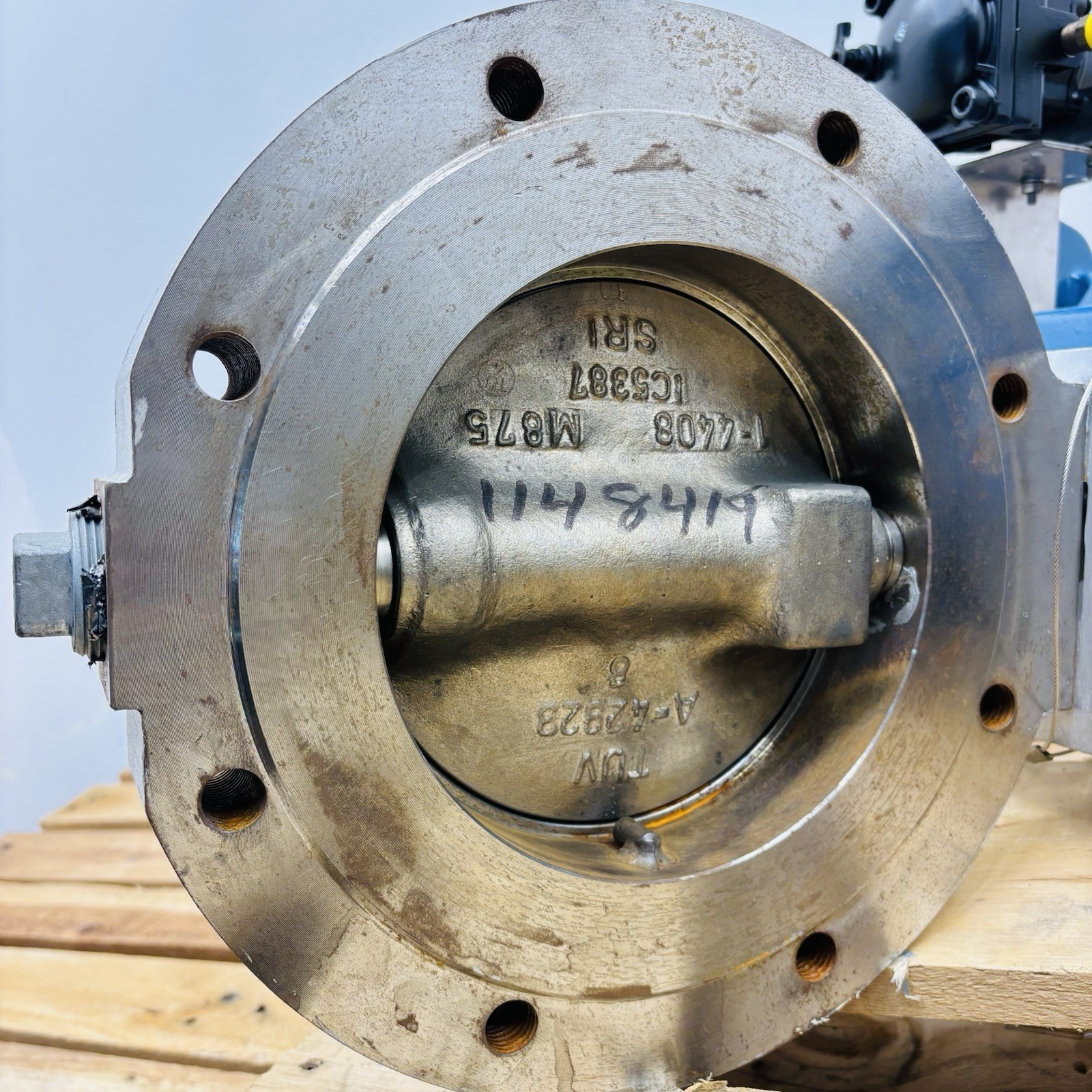 DeZURIK 8" 150# BHP 316 SS Butterfly Valve with Actuator & Controls