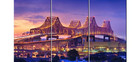Wall Art City New Orleans Skyline at Sunset Wall Pictures — photo 4