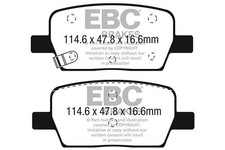 DP63064 EBC Greenstuff Rear Brake Pad Set Fits Chevrolet Blazer Traverse