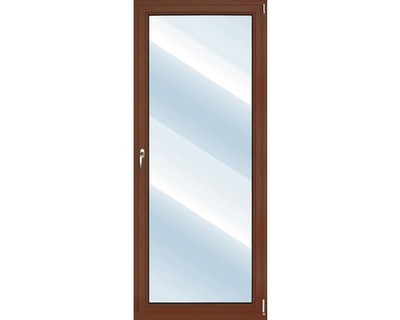 ARON Renova Balkontür Kiefer lackiert S30 kastanie 1000x2100 mm DIN Rechts