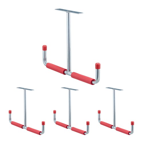 Ceiling Hooks Garage T Profile Hooks Universal Ceiling Mount 4 Piece Set of 4 - Picture 1 of 8