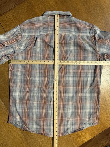 Carhartt Plaid Relaxed Fit Shirt Mens L Red Essential Short Sleeve Workwear - Picture 8 of 9