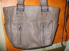Tyler Rodan Light Brown Vegan Multi Pockets & Card Holder Tote Shoulder Bag #103