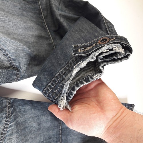 G-Star Herren Jeans 34x32 Blau Raff Elwood Twisted Leg Tactical Distressed W34 L32 - Bild 12 von 13