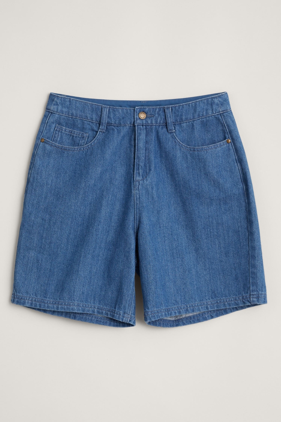 Seasalt Women's Shorts blue Little Sole Denim Shorts Regular Mid