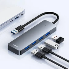 Usb Hub 4 Port ABS Hub Usb 3 0 for Laptop Multi Splitter Adapter For Macbook